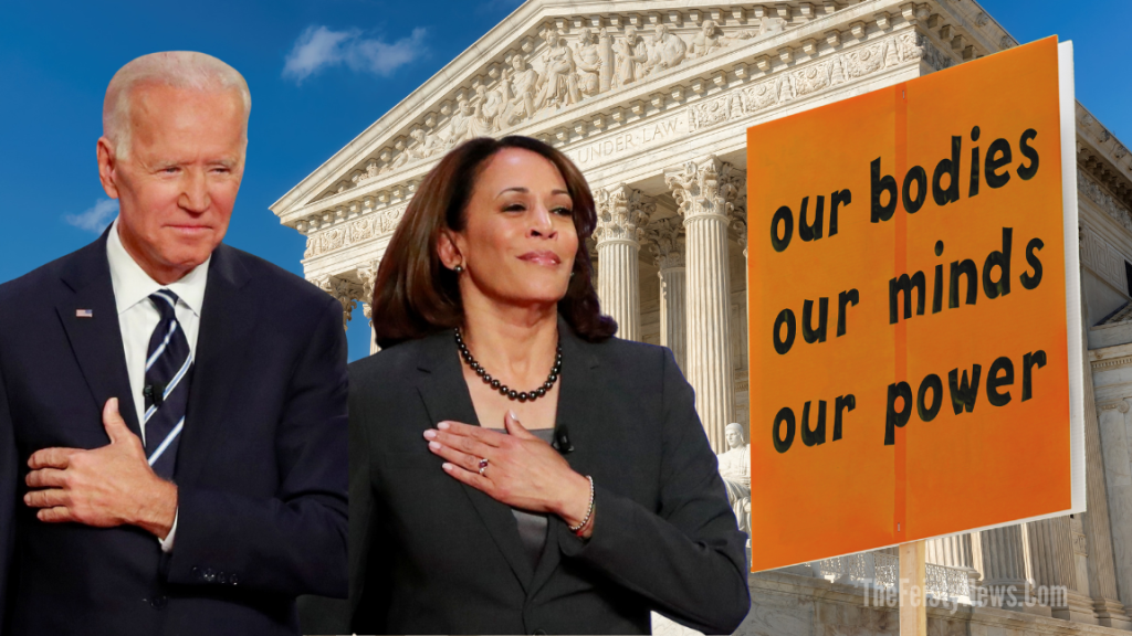 VP Kamala Harris promises Biden will veto national abortion rights ban